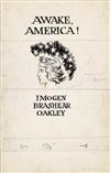 THORNTON OAKLEY. 38 Original ink drawings for Awake, America!